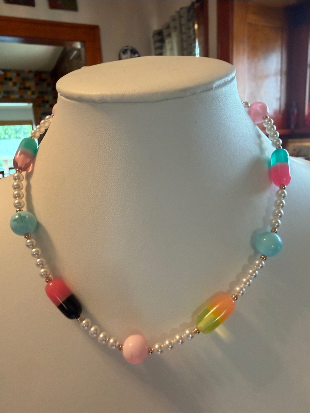 Audrey Limoges Collection Chill Pill Necklace Multi
